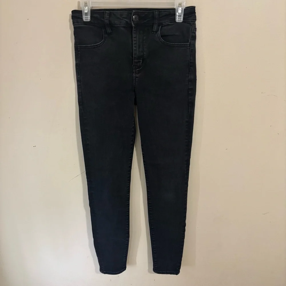 American Eagle Classic Skinny Black Jeans - Picture 1 of 8
